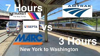 Amtrak vs Commuter Trains - Worth The Savings? | New York City to Washington, D.C.