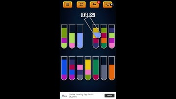 Water Sort Puzzle - Color Liquid Sorting Game Level 829 Solution