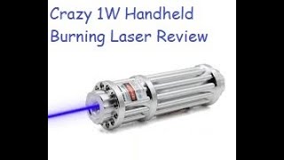 Chinese 1W 445nm Burning Blue Laser Review