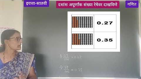 इयत्ता-सातवी | गणित |सेतू अभ्यासक्रम| दिवस 14 |दशांश अपूर्णांक संख्या रेषेवर दाखविणे