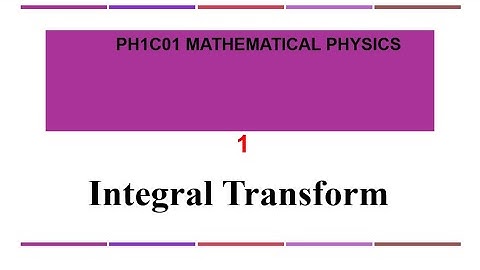 MP32 Integral Transform