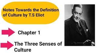 Notes towards the Definition of Culture by T S Eliot