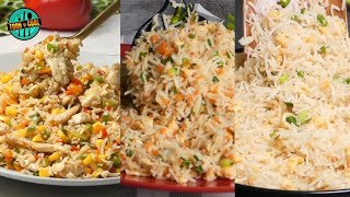 3 Fried Rice Recipes You MUST Try! 🍚🔥 | Egg, Chicken Corn & Garlic Fried Rice