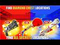 SUPER RED VS BLUE TYPICAL GAMER MAP FORTNITE - ALL SECRETS LOCATIONS PART 32 (DIAMOND CHEST)