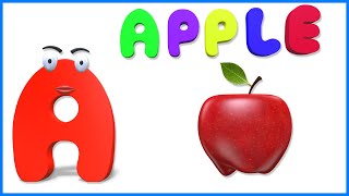 ABCD for Children | A for Apple | Letters for Toddlers | Alphabets for Kids | ABC Cartoon Song