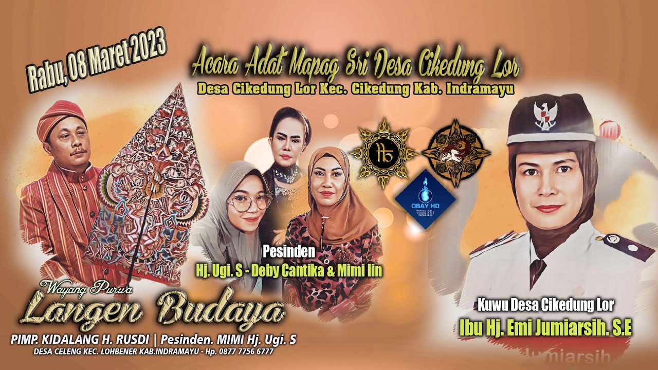 🔴LIVE Wayang Purwa LANGEN BUDAYA_H. Rusdi || MAPAG SRI | Cikedung Lor_08 Maret 2023