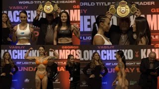 Famous Nina Hughes Vs Cherneka Johnson Full Weigh-in Face-Off [Lomachenko Vs Kambosos] Profile