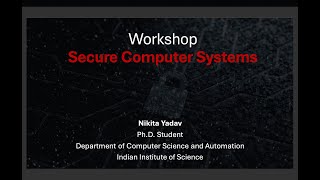Workshop - Secure Computer Systems - Day1 - Part3