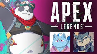 【APEX LEGENDS】だらだらとランクマッチ w/マグノリア・ウル・バウム 狛犬すら【摩耶パンダ/ケモノVTuber】