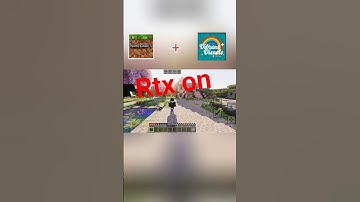 Best mcpe shader ( for vibrant visuals) #shaders #shorts #viral #raytracing #rtx