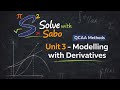 Modelling with Derivatives - Unit 3 Math Methods