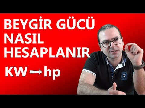 Beygir Gücü Nasıl Hesaplanır? KW Beygir Gücü Dönüşümü