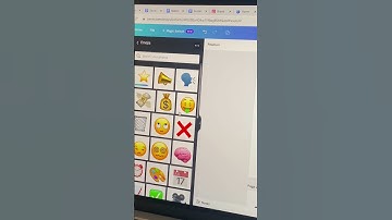 Adding Emojis in Canva