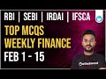 Top Finance MCQs | 1 - 15 FEB | RBI Grade B 2026 | SEBI Grade A 2025
