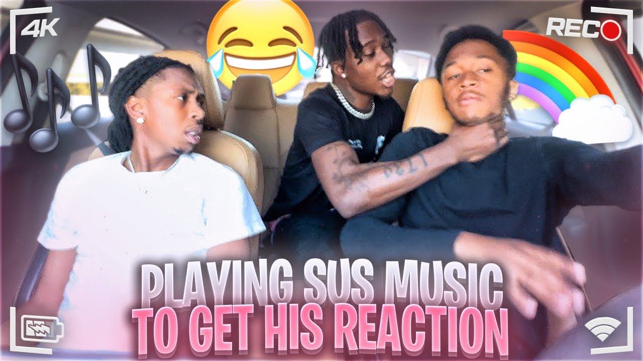 Sus Rapper Reaction PLAYING SUS MUSIC IN FRONT OF @luhfettyy TO GET HIS REACTION - YouTube