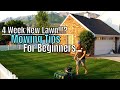 How SHORT to cut Grass FIRST Cut and Proper Lawn Mowing Height