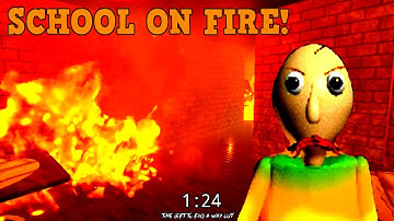 FIRE ON SCHOOL!? CHAPTER 3! Baldi