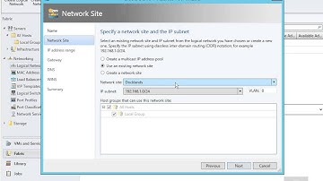 20409 Demo28 Configuring Virtual Network Components In VMM