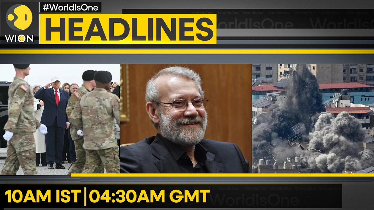 Larijani: US, Israel Seek Iran's Disintegration | Israel Targets Quds Commander in Beirut | WION
