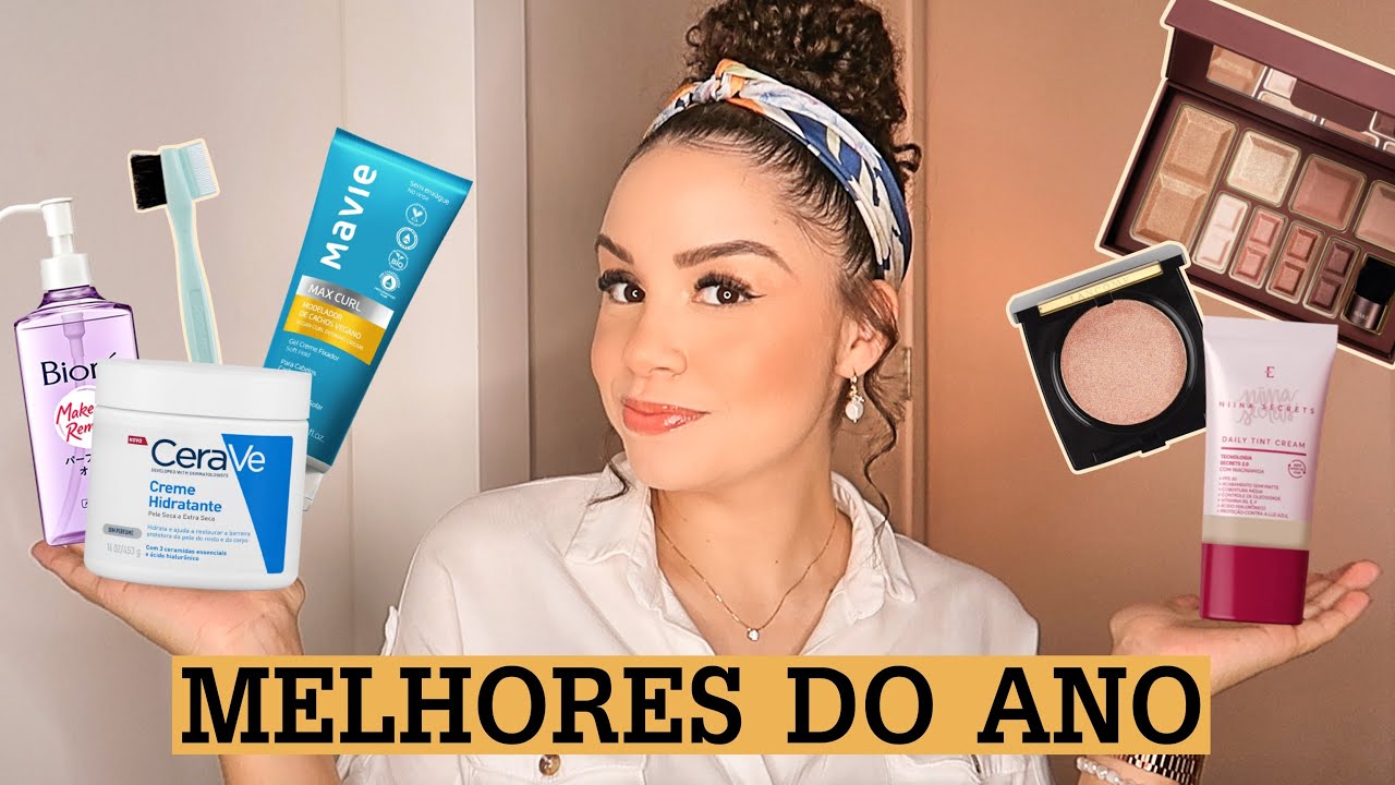 Melhores do ano: produtos de cabelo, make, skincare, roupas e acessórios 🏆✨