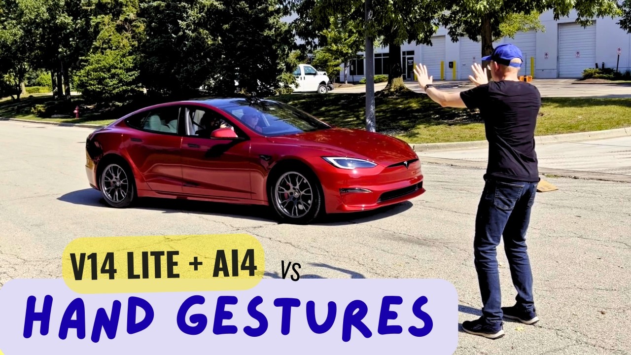 FSD V14 Lite vs AI4 Hand Gesture Recognition Differences