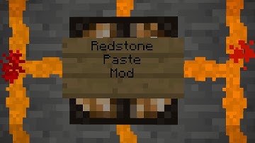 Redstone Paste Mod (Minecraft Mod Showcase)