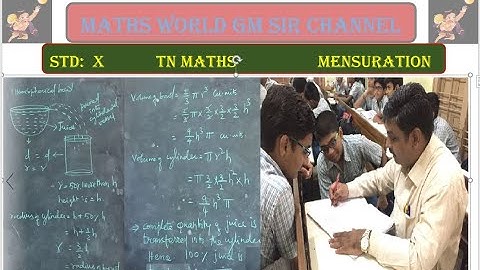 TN maths samacheer, class 10, mensuration, ex-7.4-8, how to find volume, hemisphere, cylinder, 253