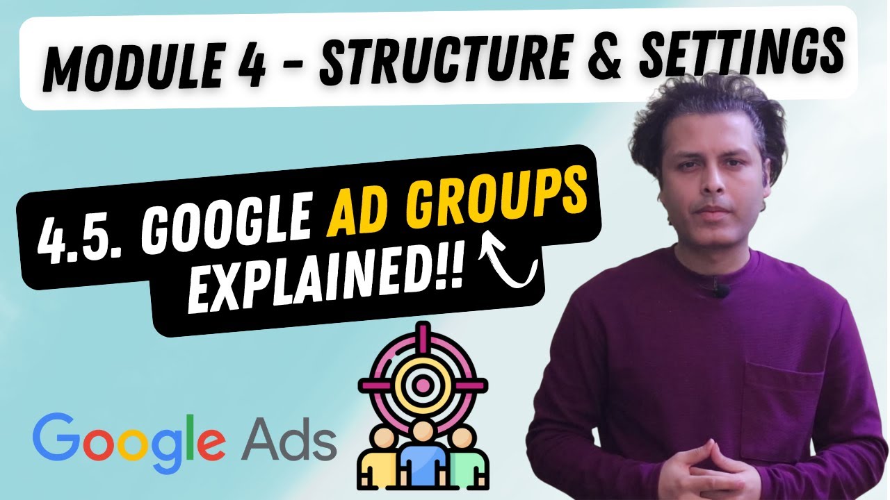 What Are Ad Groups? Module 4 - Structure and Settings. Google Ads ...