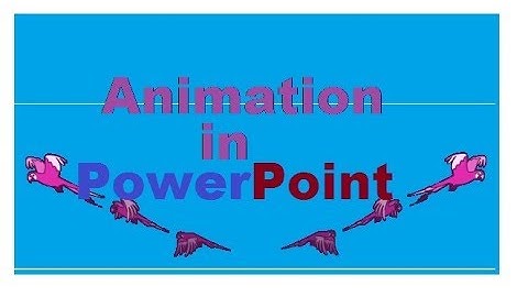 How to Create Animation Show in PowerPoint - Lunar Computer College