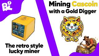HOW TO MINE Cascoin and setup a Gold Digger lucky miner | NM-TV-154 ESP32