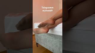 Ножки в колготках футфетиш. Feet’s in pantyhose. Soles, feet, pantyhose, стопы, колготки, фетиш.