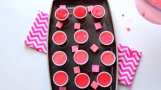 Pink Starburst Jello Shots