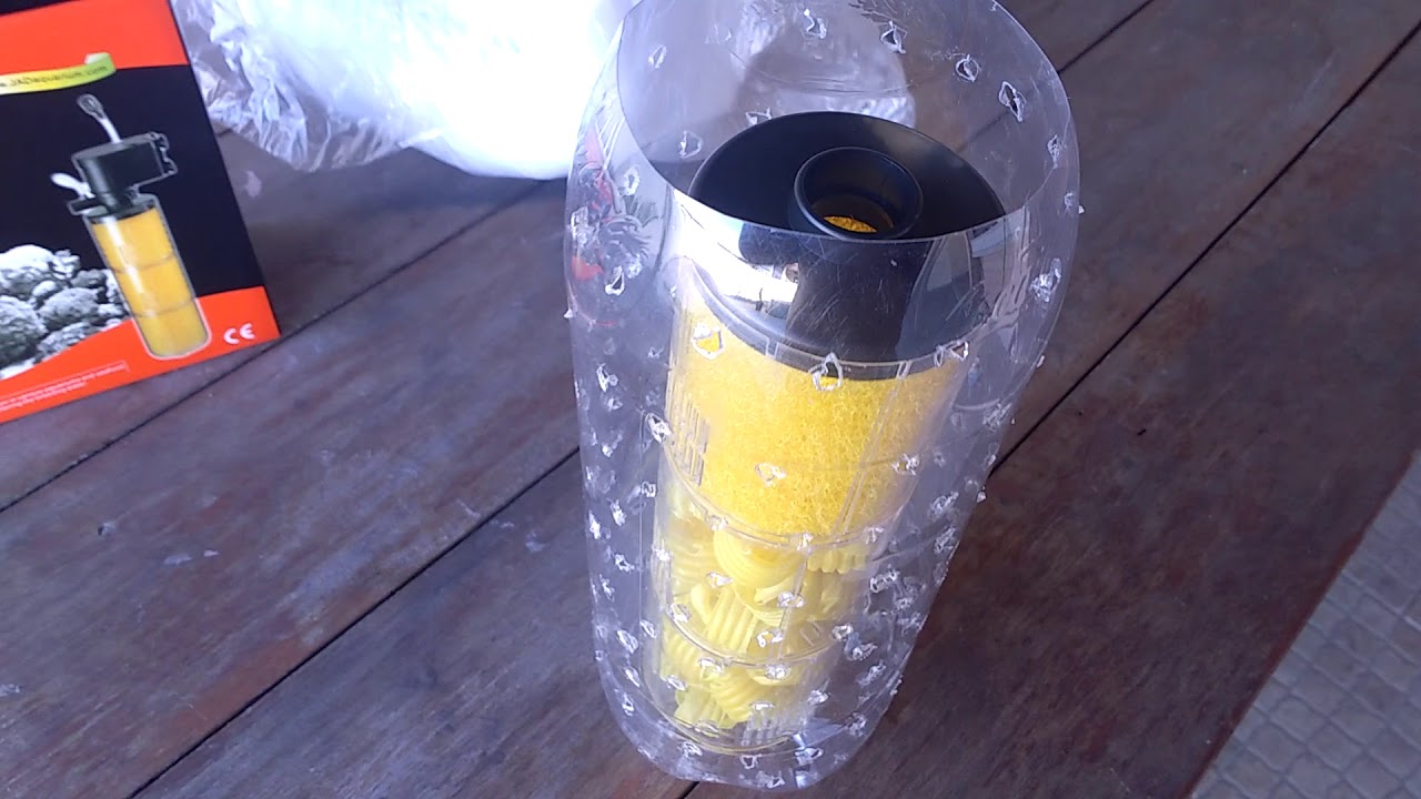 Filtro interno de aquário - melhor montagem - YouTube