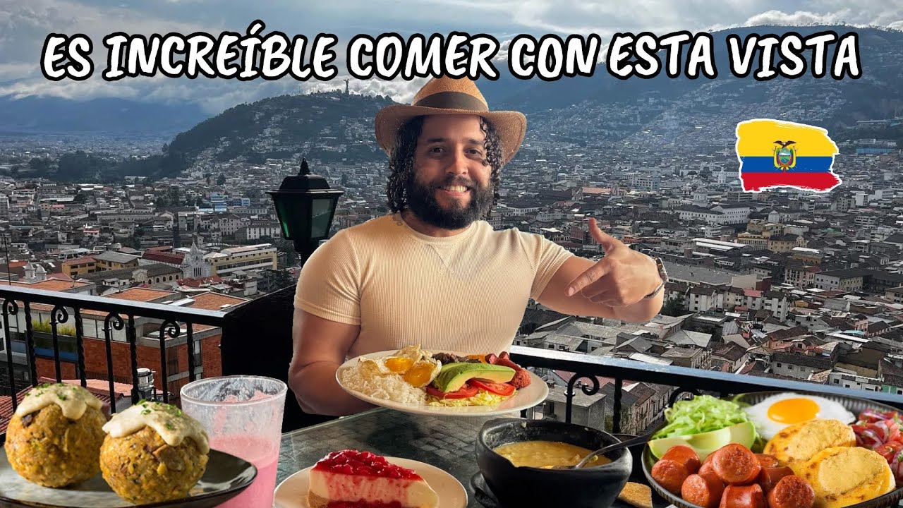 EL RESTAURANTE CON LA MEJOR VISTA DE QUITO?👀/ Probando comida en Café Mosaico • Ecuador🍖