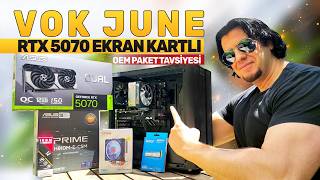 ASUS DUAL RTX 5070 EKRAN KARTLI VOK JUNE OEM PAKET TAVSİYESİ