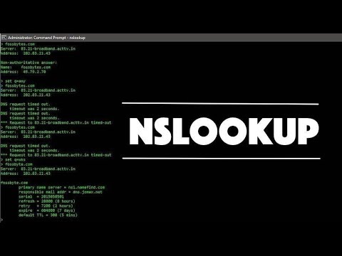 NSLookup | DNS Basics