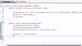 Java Game Development   5   Creating a Full Screen Display