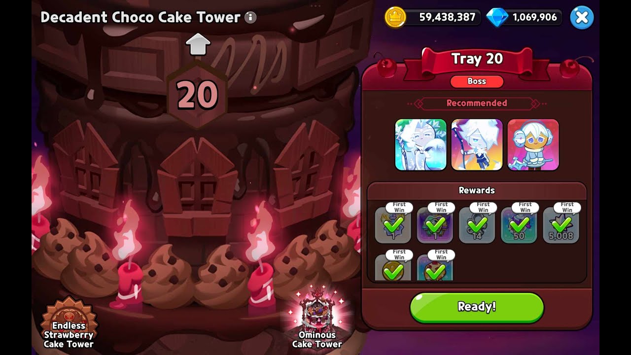 Quick & Easy Full Auto Guide: Tray 20 of the Decadent Choco Cake Tower | Cookie Run Kingdom
