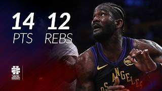Deandre Ayton 14 pts 12 rebs vs Wolves 25/26 season