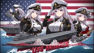 Azur Lane Eagle Union The Mighty Enterprise Cv6 Cvn65 Cvn80 Ai Rock Song