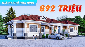 Mẫu Nhà Vườn Mái Nhật Kiến Trúc Đẹp Hiện Đại Trị Giá 892 Triệu Tại TP Hòa Bình Khiến Ai Cùng Mê Mẩn