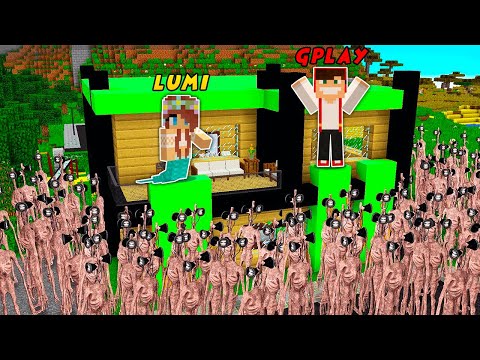 INWAZJA SIREN HEAD NA DOM LUMI I GPLAYA W MINECRAFT