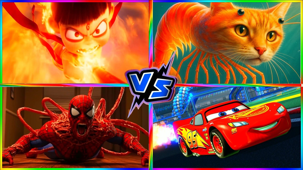 Tiles Hop EDM Rush.exe - Ne Zha 🆚 Trippi troppo 🆚 Spider Man 🆚 Mcqueen 🎶 Tiles Hop EDM Rush