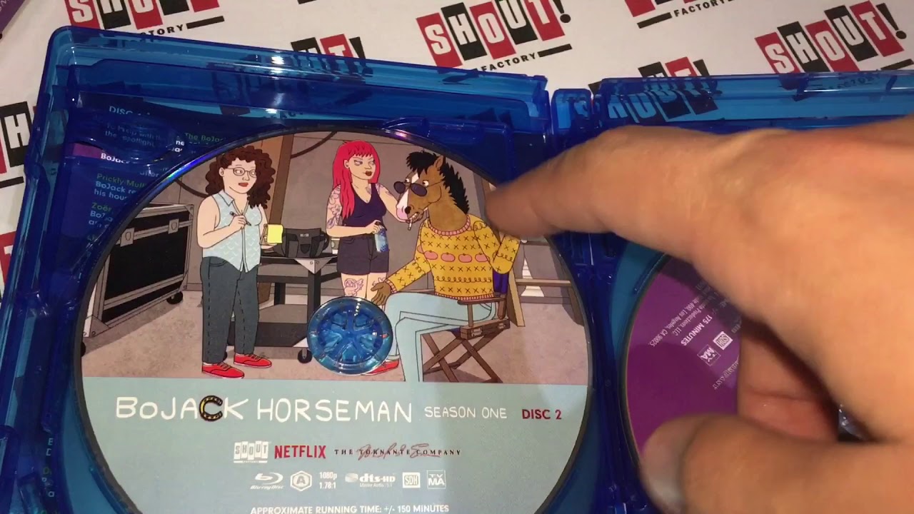 BoJack Horseman Seasons One and Two Bluray Unboxing (Plus Six