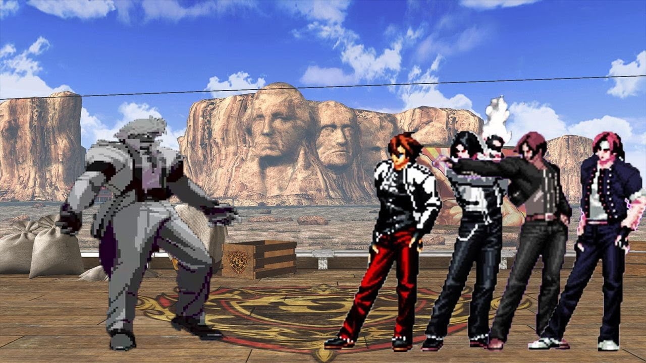[KOF Mugen] | Metal Rugal Vs Orochi Kyo Team - YouTube