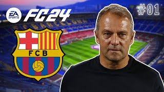 HANSI FLICK PRZYWRÓCI PORZĄDEK W BARCELONIE!? Kariera FC BARCELONA w EA FC 24 [#01]