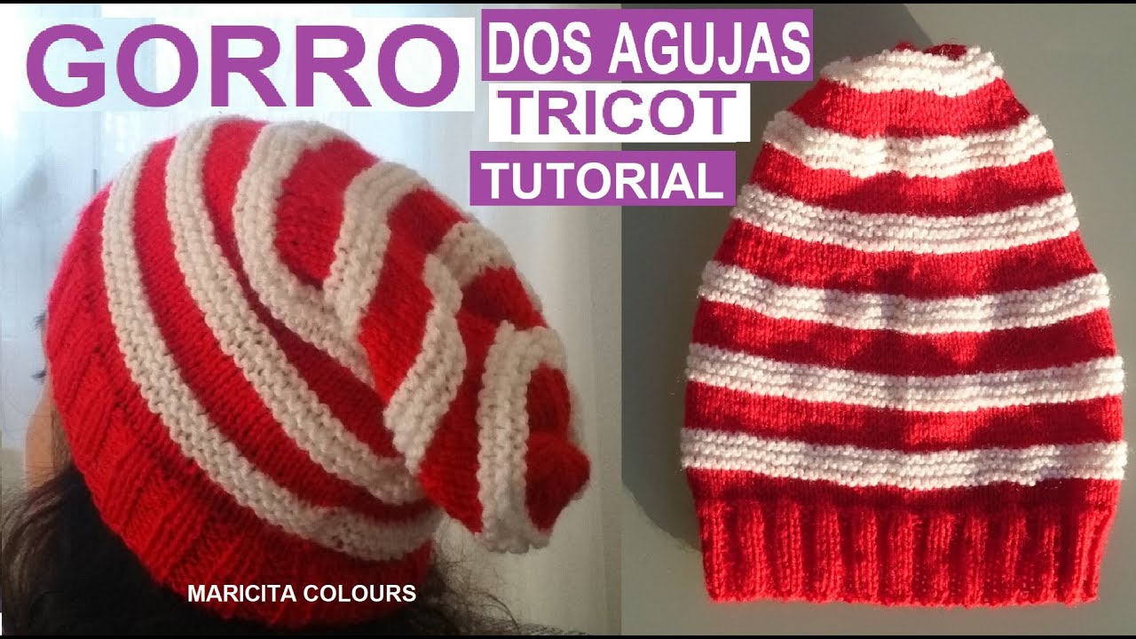 😍GORRO SLOUCHY  DOS AGUJAS 