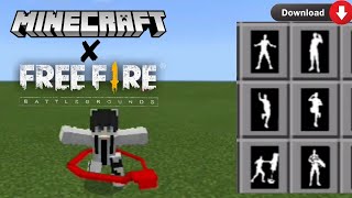 Free Fire Emotes V3 | Minecraft Addon | Minecraft screenshot 4