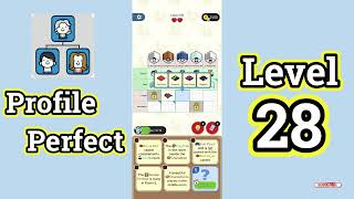 Profile Perfect Level 28 Walkthrough | Brain IQ Investigation Puzzle 🔍📱 | Mini Boss
