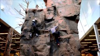 Rock Climbing at the Mall Fall at 8:42